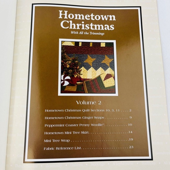 Thimbleberries Hometown Christmas With All The Trimmings Volume 2 Paperback - Picture 3 of 3